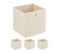 Shelf basket Fabric Storage Bins Foldable Organiser Boxes Space-saving 30 cm