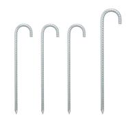 Relaxdays Set of 4 Tent Pegs XL