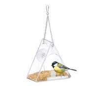 Relaxdays Set of 4 Triangle Bird Feeders