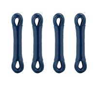 Relaxdays Set of 4 Washing Lines, Each 30 m Long, Laundry Cord, Steel Core, PVC, Extra Strong, Indoors & Outdoors, Blue