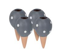 Relaxdays Set of 4 Watering Spikes Grey/Spotted