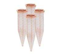 Relaxdays Set of 4 Watering Spikes Rainbow Pattern