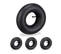 Relaxdays Set of 4 Wheelbarrow Tyres 3.50-4"