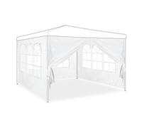 Relaxdays Set of 4 white gazebo side panels