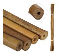 Relaxdays Set of 40 Bamboo Plant Sticks 120 cm