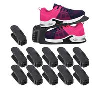 Relaxdays Set of 48 Shoe Slots Black