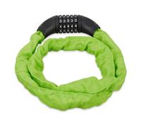 Relaxdays Set of 5 Combination Chain Locks Green
