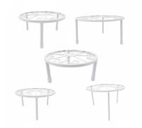 Relaxdays Set of 5 round plant stands
