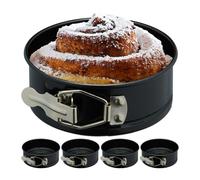 Relaxdays Set of 5 Round Springform Tins