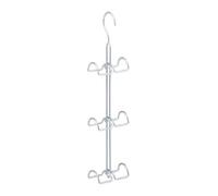 Relaxdays Set of 5 Silver Handbag Storage Racks