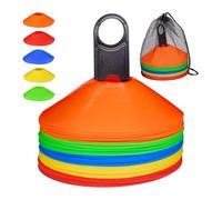Relaxdays Set of 50 Marking Cones for Football