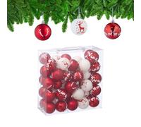 Relaxdays Set of 50 Reindeer Christmas Baubles