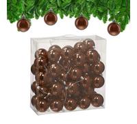 Relaxdays Set of 50 Shiny Christmas Baubles