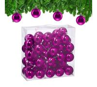 Relaxdays Set of 50 Shiny Christmas Baubles