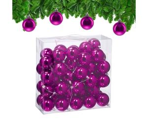Relaxdays Set of 50 Shiny Christmas Baubles