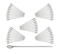 Relaxdays Set of 500 Stainless Steel Meat Skewers
