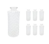 Relaxdays Set of 6 decorative jars