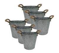 Relaxdays Set of 6 decorative planters