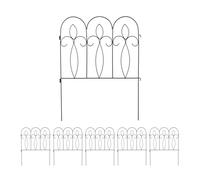 Relaxdays Set of 6 Lawn Edging Pieces Small Arches