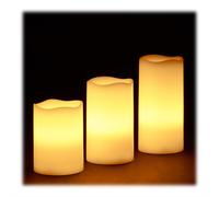 Relaxdays Set of 6 LED Wax Candles
