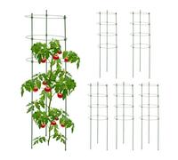 Relaxdays Set of 6 Plant Supports 90 cm