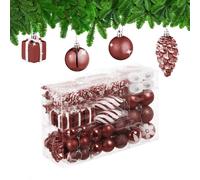 Relaxdays Set of 72 Christmas Ornaments