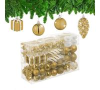 Relaxdays Set of 72 Christmas Ornaments