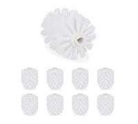 Relaxdays Set of 72 Toilet Brush Heads White