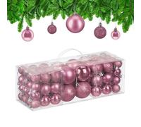 Relaxdays Set of 76 Christmas Tree Baubles