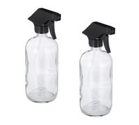 Relaxdays Set of 8 Glass Spray Bottles