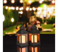 Relaxdays Set of 8 LED Lanterns