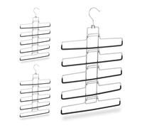 Relaxdays Set of 9 Multi Trouser Hangers