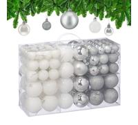 Relaxdays Set of Christmas Tree Baubles