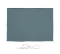 Relaxdays shade sail, rectangular, water-repellent, UV protection, canopy, awning, terrace, size 3.5 x 3.5 m, grey, Polyester, 0.1 x 450 x 350 cm