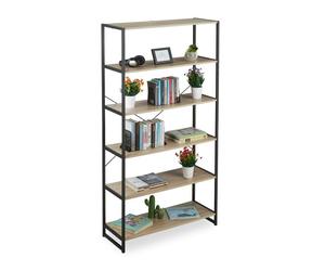 Relaxdays Shelving Unit 6 Tier Industrial