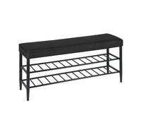 Relaxdays Shoe bench with 2 shelves