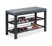 Relaxdays Shoe Bench with Padding