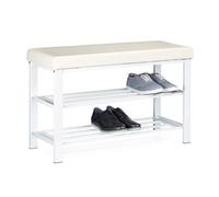Relaxdays Shoe bench with seating cushion