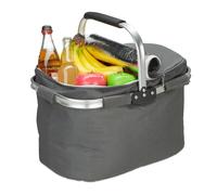 Relaxdays Shopping basket with cooling function