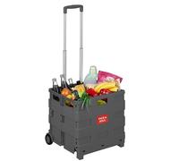Shopping trolley, wheeled shopping basket, folding trolley, 35 kg
