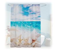 Relaxdays Shower Curtain with Motif 180x200 cm