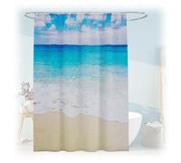 Relaxdays Shower Curtain with Motif 180x200 cm