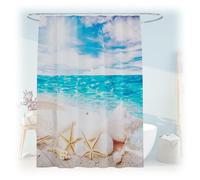 Relaxdays Shower Curtain with Motif 180x200 cm