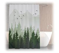 Relaxdays Shower Curtain with Motif 180x200 cm