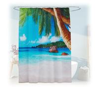 Relaxdays Shower Curtain with Motif 180x200 cm