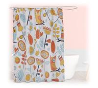 Relaxdays Shower Curtain with Motif 180x200 cm