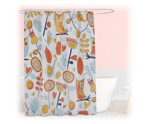 Relaxdays Shower Curtain with Motif 180x200 cm
