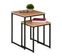 Relaxdays Side Table Set of 2