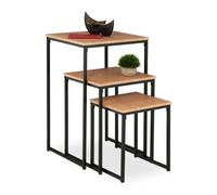 Relaxdays Side Table Set of 3