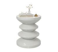 Relaxdays Side table & stool Zigzag